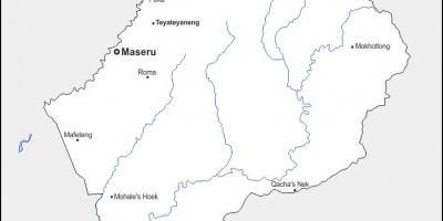 Peta maputsoe Lesotho